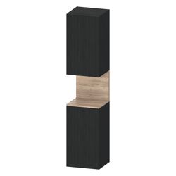 Duravit Qatego Hochschrank Dekor 360x400x1760mm Eiche Mattschwarz/Eiche Marmor... DURAVIT-QA1346R55160000 4067116313284 (Abb. 1)