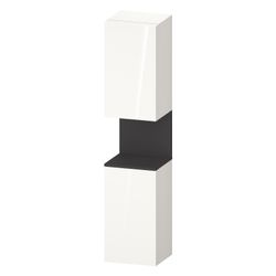 Duravit Qatego Hochschrank Dekor 360x400x1760mm Weiß HG/Graphit SM, 2 Türen L,... DURAVIT-QA1346L80220000 4067116208320 (Abb. 1)
