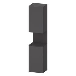 Duravit Qatego Hochschrank Dekor 360x400x1760mm Graphit Matt/Graphit SM, 2 Tür... DURAVIT-QA1346L80490000 4067116208344 (Abb. 1)
