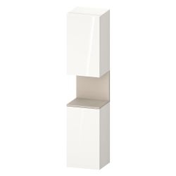 Duravit Qatego Hochschrank Dekor 360x400x1760mm Weiß Hochglanz/Taupe SM, 2 Tür... DURAVIT-QA1346L83220000 4067116208436 (Abb. 1)