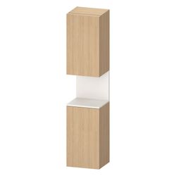 Duravit Qatego Hochschrank Dekor 360x400x1760mm Natur Eiche Matt/Weiß SM, 2 Tü... DURAVIT-QA1346L84300000 4067116208597 (Abb. 1)