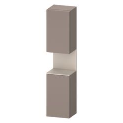 Duravit Qatego Hochschrank Dekor 360x400x1760mm Basalt Matt/Taupe Matt, 2 Türe... DURAVIT-QA1346L91430000 4067116207781 (Abb. 1)