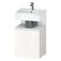 Duravit Qatego Waschtischunterbau wandh. 350x440x645mm Weiß Hochglanz, Dekor, ... DURAVIT-QA4076R18220000 4067116164060 (Abb. 1)