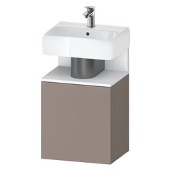 Duravit Qatego Waschtischunterbau wandh. 350x440x645mm Basalt Matt, Dekor, Nis... DURAVIT-QA4076R18430000 4067116164077 (Abb. 1)