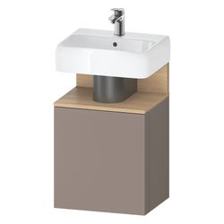 Duravit Qatego Waschtischunterbau wandh. 350x440x645mm Basalt Matt, Dekor, Nis... DURAVIT-QA4076R30430000 4067116164749 (Abb. 1)