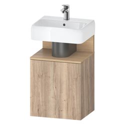 Duravit Qatego Waschtischunterbau wandh. 350x440x645mm Eiche Marmoriert Matt D... DURAVIT-QA4076R30550000 4067116164794 (Abb. 1)