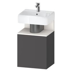 Duravit Qatego Waschtischunterbau wandh. 350x440x645mm Graphit Matt, Dekor, Ni... DURAVIT-QA4076R84490000 4067116165302 (Abb. 1)