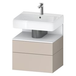Duravit Qatego Waschtischunterbau wandh 470x590x590mm Taupe Matt/Mattweiß, Gri... DURAVIT-QA4393018910010 4067116221442 (Abb. 1)