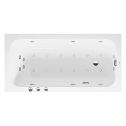 Duravit Qatego Whirlwanne Rechteckig, Einbau, 750x1500x480mm, Combi-System P, ... DURAVIT-760609000CP1000 4067116074130 (Abb. 1)