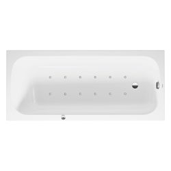 Duravit Qatego Whirlwanne Rechteckig, Einbau, 800x1800x480mm, Air-System, 1 Rü... DURAVIT-760613000AS0000 4067116074024 (Abb. 1)