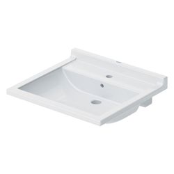 Duravit Starck 3 Waschtisch 545x600x200mm wandhäng., Weiß Hochglanz, Rechteckig, 1 ... DURAVIT-0309600000 4021534318245 (Abb. 1)