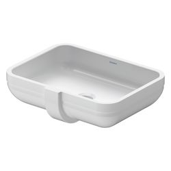 Duravit Happy D.2 Einbauwaschtisch 385x520x170mm, Weiß Hochglanz, WonderGliss, ohn... DURAVIT-04574800001 4021534286094 (Abb. 1)