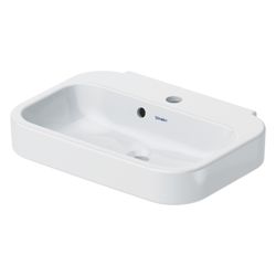 Duravit Happy D.2 Handwaschbecken 360x500x145mm, Weiß Hochglanz, WonderGliss, Rech... DURAVIT-07095000001 4021534855849 (Abb. 1)