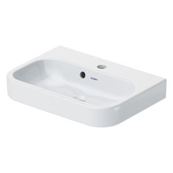 Duravit Happy D.2 Handwaschbecken 360x500x140mm, Weiß Hochglanz, WonderGliss, Rech... DURAVIT-07105000001 4021534856013 (Abb. 1)
