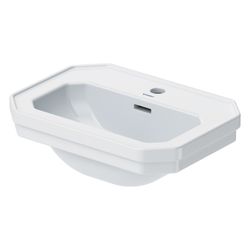 Duravit Serie 1930 Handwaschbecken 365x500x195mm, Weiß Hochglanz, WonderGliss, Okt... DURAVIT-07855000001 4021534192302 (Abb. 1)