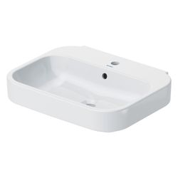 Duravit Happy D.2 Waschtisch 475x600x175mm wandhängend Weiß Hochglanz, Rechteckig,... DURAVIT-23166000001 4021534848797 (Abb. 1)