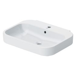 Duravit Happy D.2 Waschtisch 495x650x175mm wandhängend Weiß Hochglanz, Rechteckig,... DURAVIT-23166500001 4021534848728 (Abb. 1)