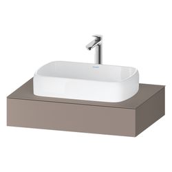 Duravit Qatego Konsole 550x800x170mm, 1 Ausschnitt/Waschplatz, Basalt Matt, oh... DURAVIT-QA4800043430000 4067116258424 (Abb. 1)