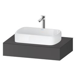Duravit Qatego Konsole 550x800x170mm, 1 Ausschnitt/Waschplatz, Graphit Matt, o... DURAVIT-QA4800049490000 4067116258431 (Abb. 1)