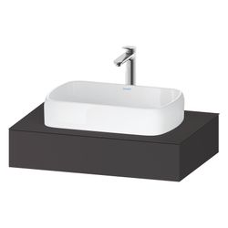 Duravit Qatego Konsole 550x800x170mm, 1 Ausschnitt/Waschplatz, Graphit SM, ohn... DURAVIT-QA4800080800000 4067116258455 (Abb. 1)