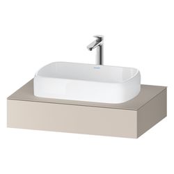 Duravit Qatego Konsole 550x800x170mm, 1 Ausschnitt/Waschplatz, Taupe Matt, ohn... DURAVIT-QA4800091910000 4067116258448 (Abb. 1)