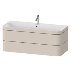 Duravit Happy D.2 Waschtisch-Set C-bonded wh Lack, 490x1175x480mm, Taupe SM, 2... DURAVIT-HP4639O83830000 4067116019841 (Abb. 1)
