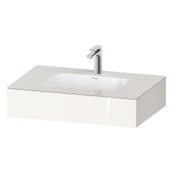 Duravit Qatego Einbauwaschtisch mit Konsole 550x800x170mm, Weiß Hochglanz, mit... DURAVIT-QA4690022220000 4067116259131 (Abb. 1)