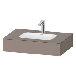 Duravit Qatego Einbauwaschtisch mit Konsole 550x800x170mm, Basalt Matt, mit Üb... DURAVIT-QA4690043430000 4067116259148 (Abb. 1)