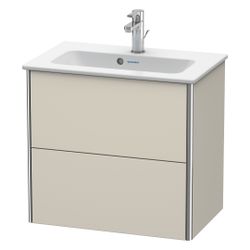 Duravit XSquare Waschtischunterbau wandhäng. 388x610x560mm Compact, Taupe SDM, Gri... DURAVIT-XS416508383 4067116059175 (Abb. 1)
