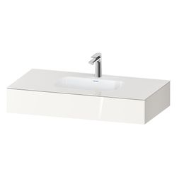 Duravit Qatego Einbauwaschtisch mit Konsole 550x1000x170mm, Weiß Hochglanz, mi... DURAVIT-QA4691022220000 4067116259216 (Abb. 1)
