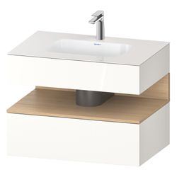 Duravit Qatego Einbauwaschtisch mit Konsolenwaschtischunterbau 550x800x600mm N... DURAVIT-QA4785030220010 4067116249491 (Abb. 1)