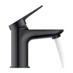 Duravit Wave Einhebel-Waschtischmischer S, Mattschwarz, 5l/min, Hebelgriff, Ausla... DURAVIT-WA1010002046 4067116105148 (Abb. 1)