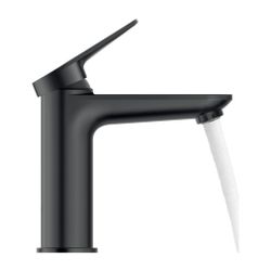 Duravit Wave Einhebel-Waschtischmischer M, Mattschwarz, 5l/min, Hebelgriff, Ausla... DURAVIT-WA1020002046 4067116105285 (Abb. 1)