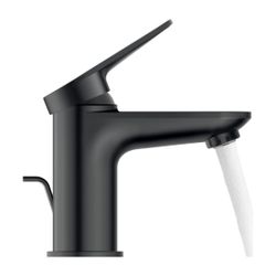 Duravit Wave Einhebel-Waschtischmischer S, Mattschwarz, 5l/min, Hebelgriff, mit G... DURAVIT-WA1010001046 4067116105094 (Abb. 1)