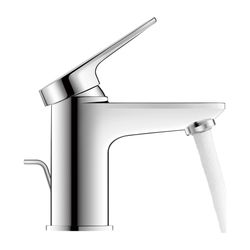 Duravit Wave Einhebel-Waschtischmischer S, Chrom, 5l/min, Hebelgriff, mit Garnitu... DURAVIT-WA1010001010 4067116105070 (Abb. 1)
