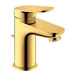 Duravit Wave Einhebel-Waschtischmischer S, Gold poliert, 5l/min, Hebelgriff, mit ... DURAVIT-WA1010001034 4067116105087 (Abb. 1)