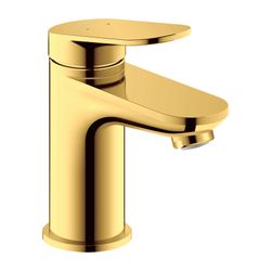 Duravit Wave Einhebel-Waschtischmischer S, Gold poliert, 5l/min, Hebelgriff, Ausl... DURAVIT-WA1010002034 4067116105131 (Abb. 1)