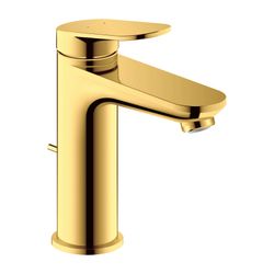 Duravit Wave Einhebel-Waschtischmischer M, Gold poliert, 5l/min, Hebelgriff, mit ... DURAVIT-WA1020001034 4067116105223 (Abb. 1)