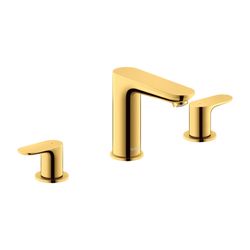 Duravit Wave 3-Loch Waschtischarmatur Keramikmischsystem, ohne Zugstange, Gold po... DURAVIT-WA1060005034 4067116105414 (Abb. 1)