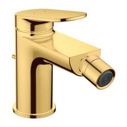 Duravit Wave Einhebel-Bidetmischer, Gold poliert, 5l/min, mit Garnitur, Ausladung... DURAVIT-WA2400001034 4067116105568 (Abb. 1)