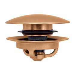 Duravit Ausstattungs-Set, Push-open Ventil, Bronze gebürstet... DURAVIT-792527000000400 4067116314830 (Abb. 1)
