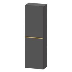 Duravit D-Neo Halbhochschrank, Dekor 240x400x1320mm, Graphit Matt, 1 Tür L, 4 ... DURAVIT-DE1318L34490000 4067116142747 (Abb. 1)