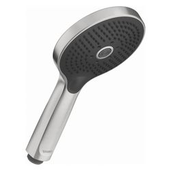 Duravit Handbrause, Edelstahl gebürstet, MinusFlow, d. 120mm, Strahlart Rain, Pul... DURAVIT-UV0652017070 4067116113792 (Abb. 1)