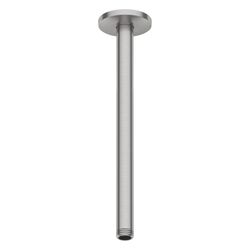 Duravit Brausearm Länge 300mm Deckemontage Rosette rund, Edelstahl gebürstet... DURAVIT-UV0670026070 4067116114072 (Abb. 1)