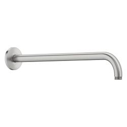 Duravit Brausearm Länge 410mm Wandmontage Rosette rund, Edelstahl gebürstet... DURAVIT-UV0670028070 4067116114102 (Abb. 1)