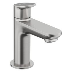 Duravit Wave Standventil Edelstahl gebürstet, 4,5l/min, 90mm Ausladung, 134mm Höh... DURAVIT-WA1080002070 4067116105537 (Abb. 1)