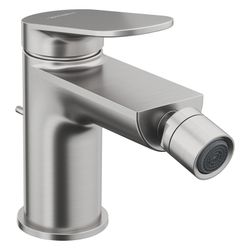 Duravit Wave Einhebel-Bidetmischer, Edelstahl gebürstet, 5l/min, mit Garnitur, Au... DURAVIT-WA2400001070 4067116105582 (Abb. 1)