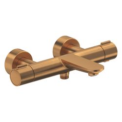 Duravit Wave Wannenthermostat Aufputz, Bronze gebürstet, Ausladung 198mm, 18l/min... DURAVIT-WA5220000004 4067116105780 (Abb. 1)