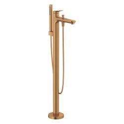 Duravit Wave Einhebel-Wannenmischer bodenstehend, Bronze gebürstet, Höhe 947mm, A... DURAVIT-WA5250000004 4067116105940 (Abb. 1)