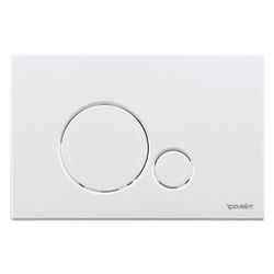 Duravit DuraSystem Betätigungsplatte mechanisch für WC Beta 120 Dual Flush Aufges... DURAVIT-WD5010011000 4067116326895 (Abb. 1)